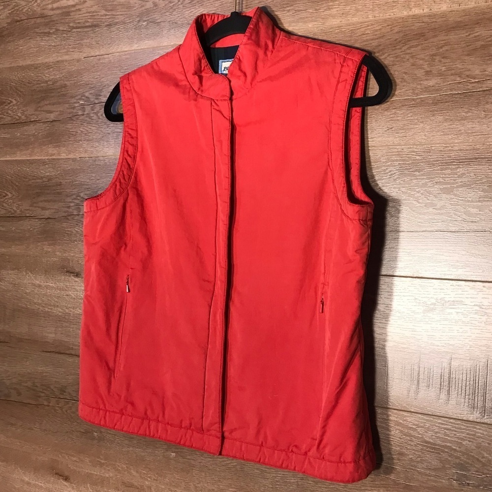 Pendleton Vest Winter Utility Zip Front Tomato Re… - image 3